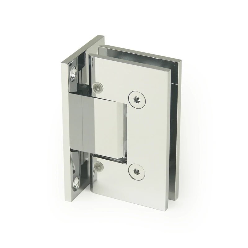 H10-Series Square Profile Glass to Wall Shower Door Hinges