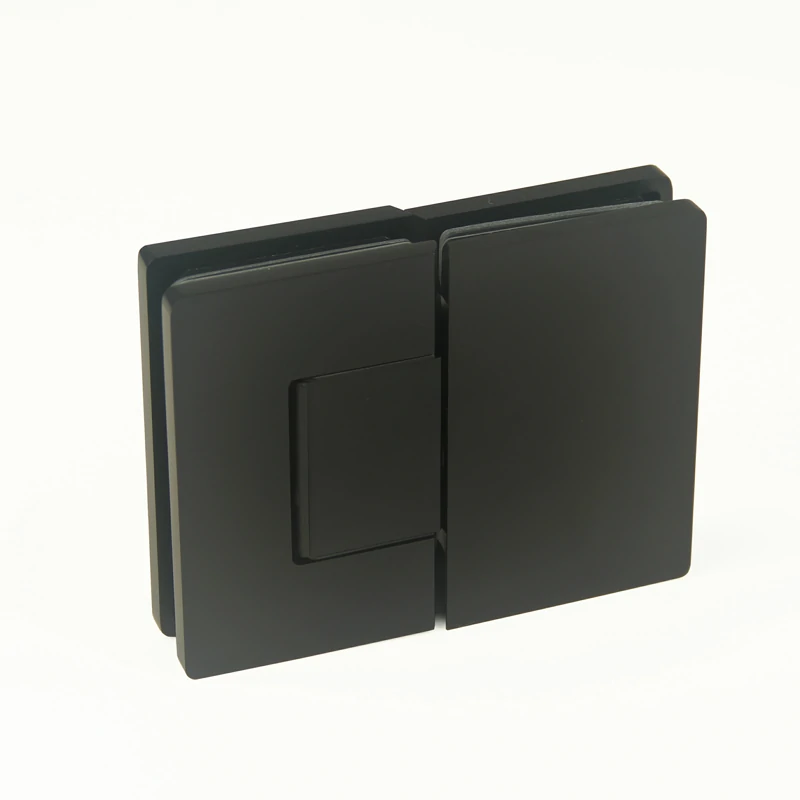 H8-Series Radius Corners Profile 180° Glass to Glass Shower Door Hinges