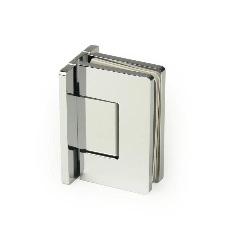 Radius Corners Profile 90° Glass to Glass Shower Door Hinges