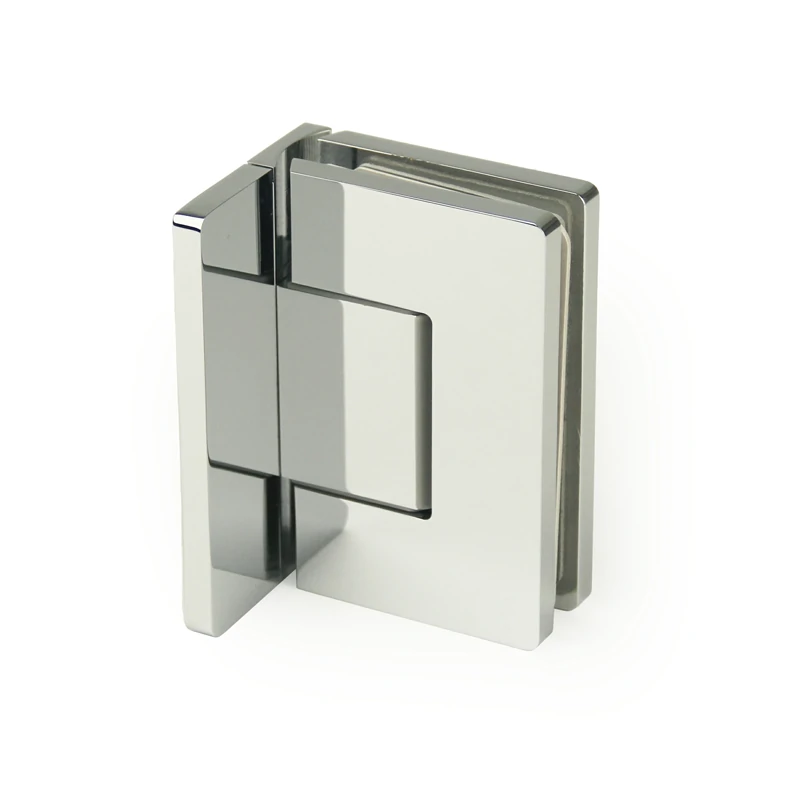 H8-Series Radius Corners Profile Glass to Wall Shower Door Hinges