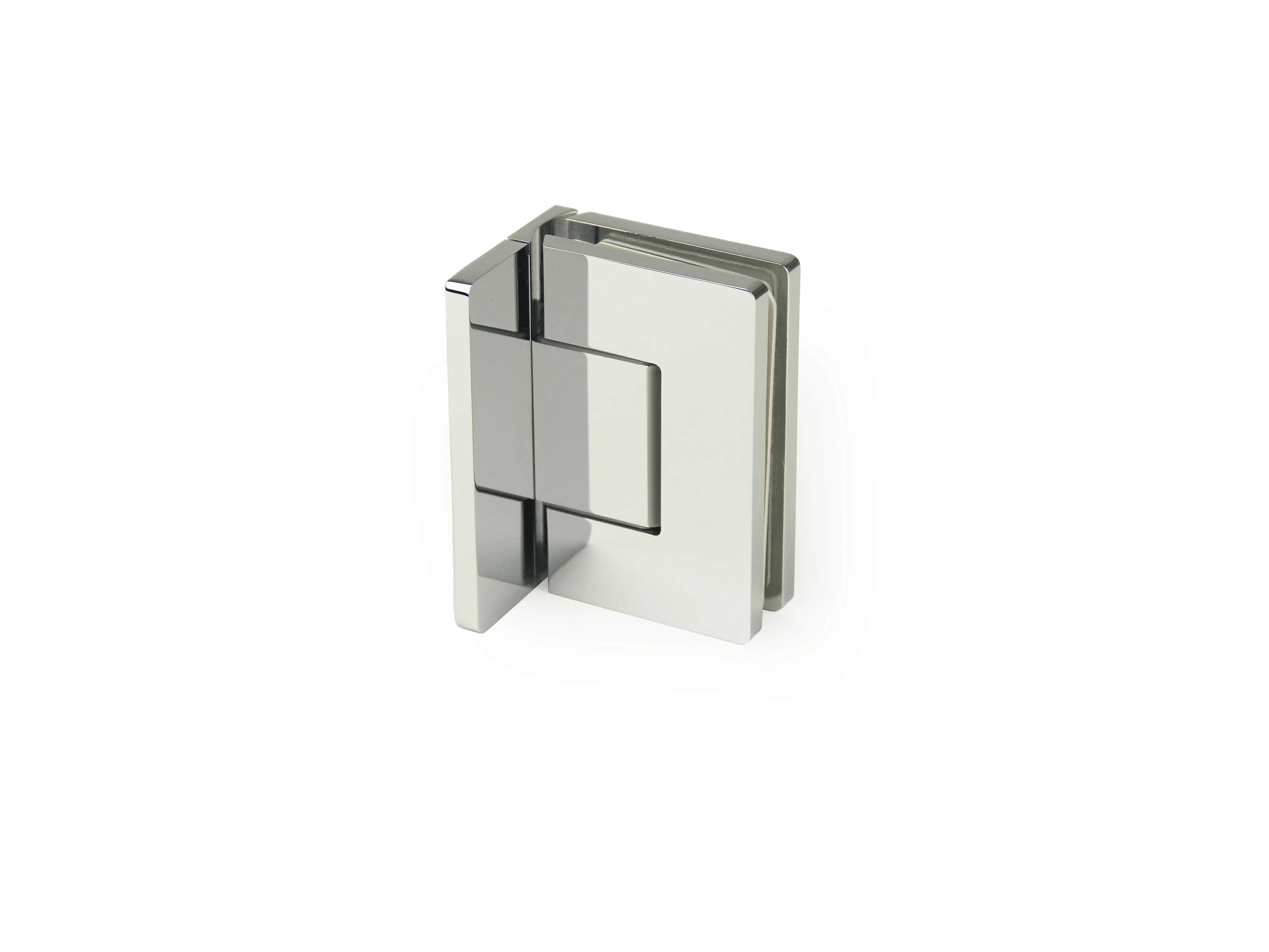 H8-Series Radius Corners Profile Glass to Wall Shower Door Hinges