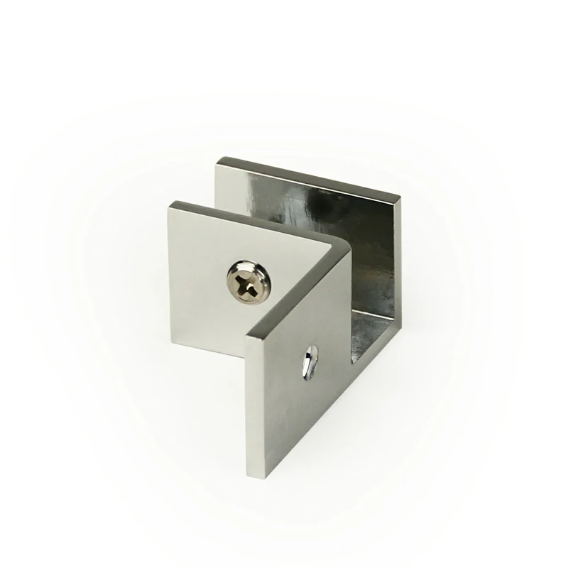 Right Wall Mount Sleeve-Over Bracket Shower Glass Clamp