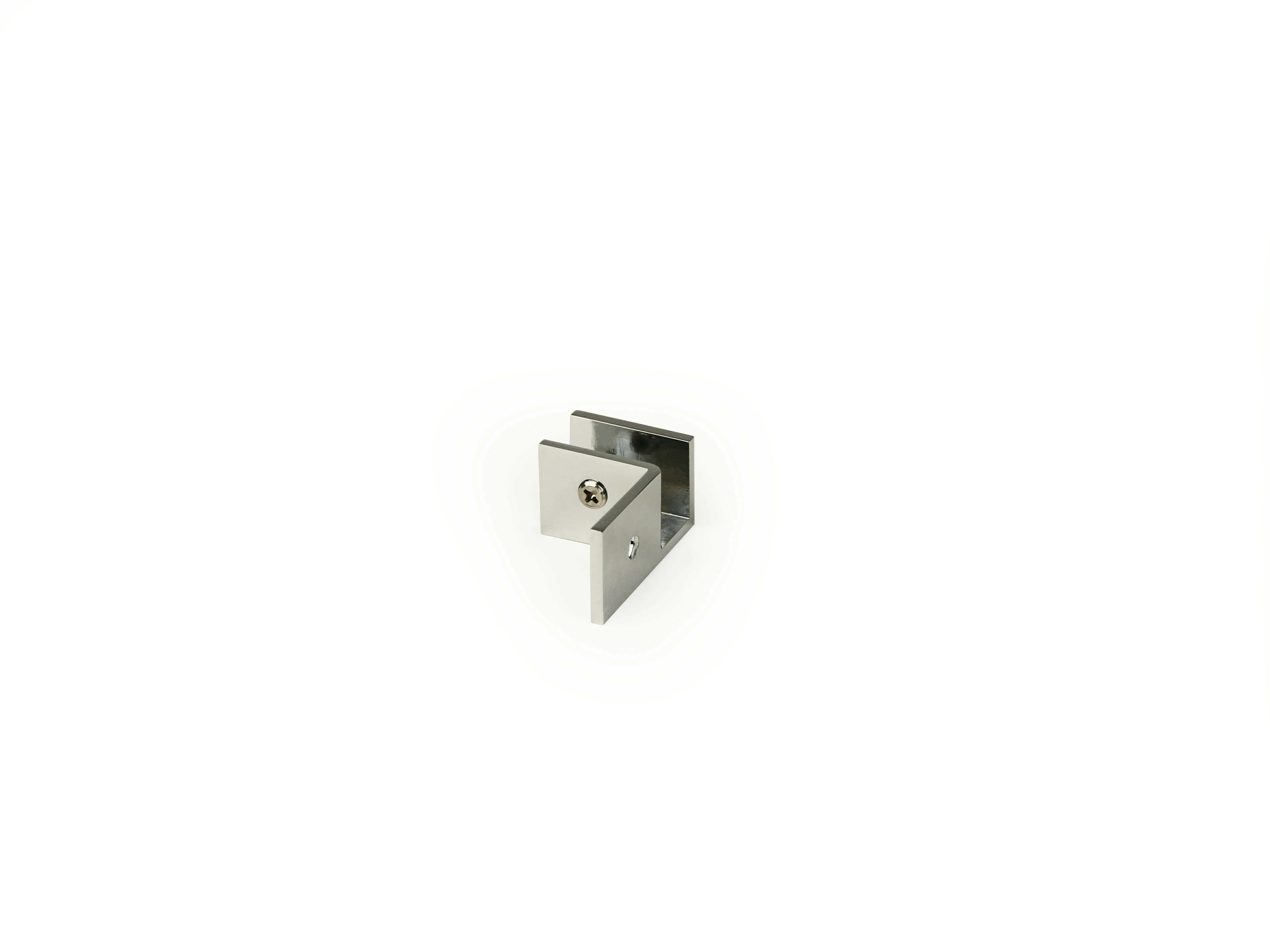 Right Wall Mount Sleeve-Over Bracket Shower Glass Clamp