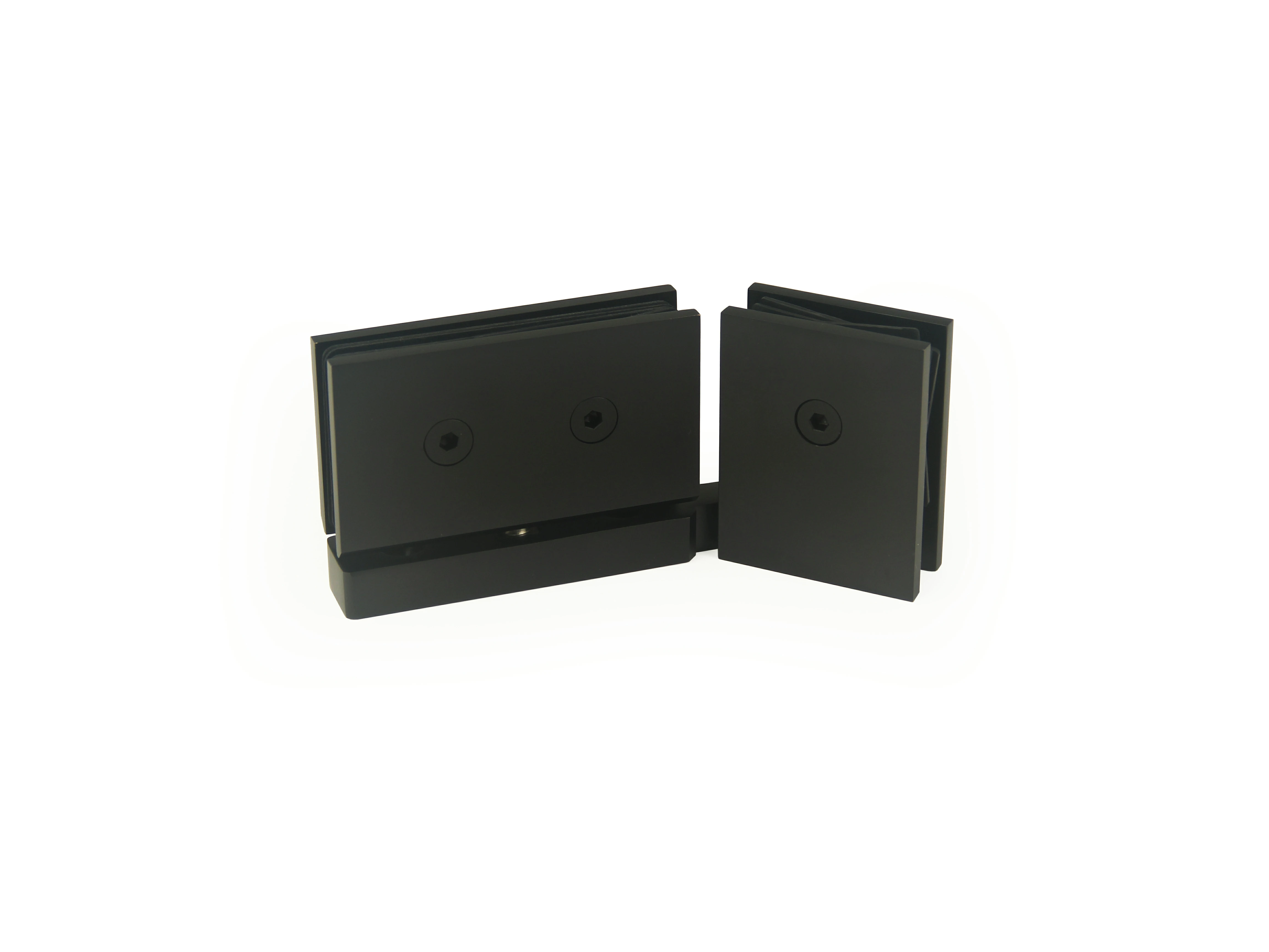 H8-Series Square 135° Pivot Shower Door Hinges