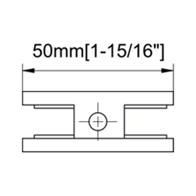 Square Glass Clamp Size