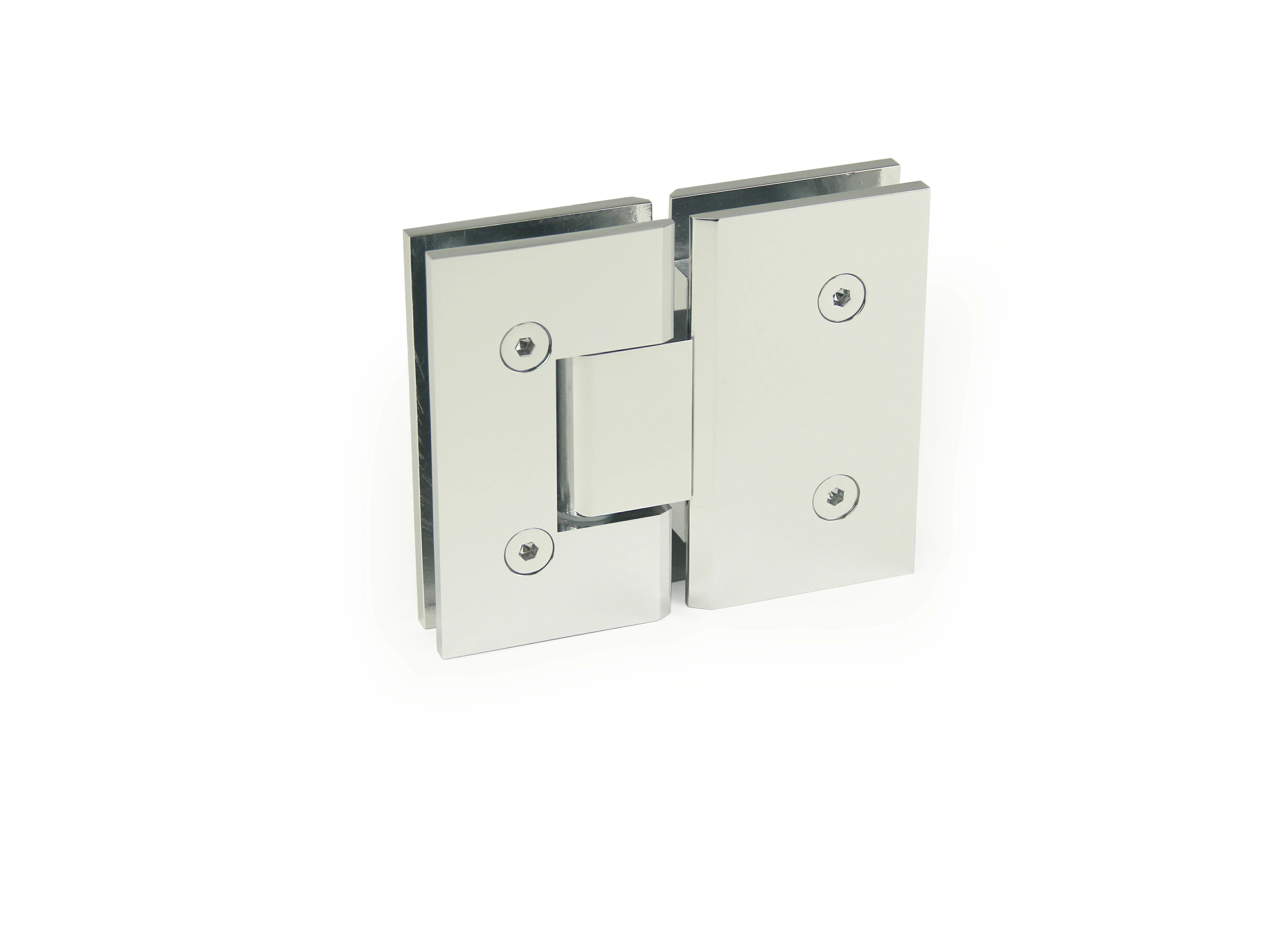 H10-Series Square Profile 180°Glass to Glass Shower Door Hinges
