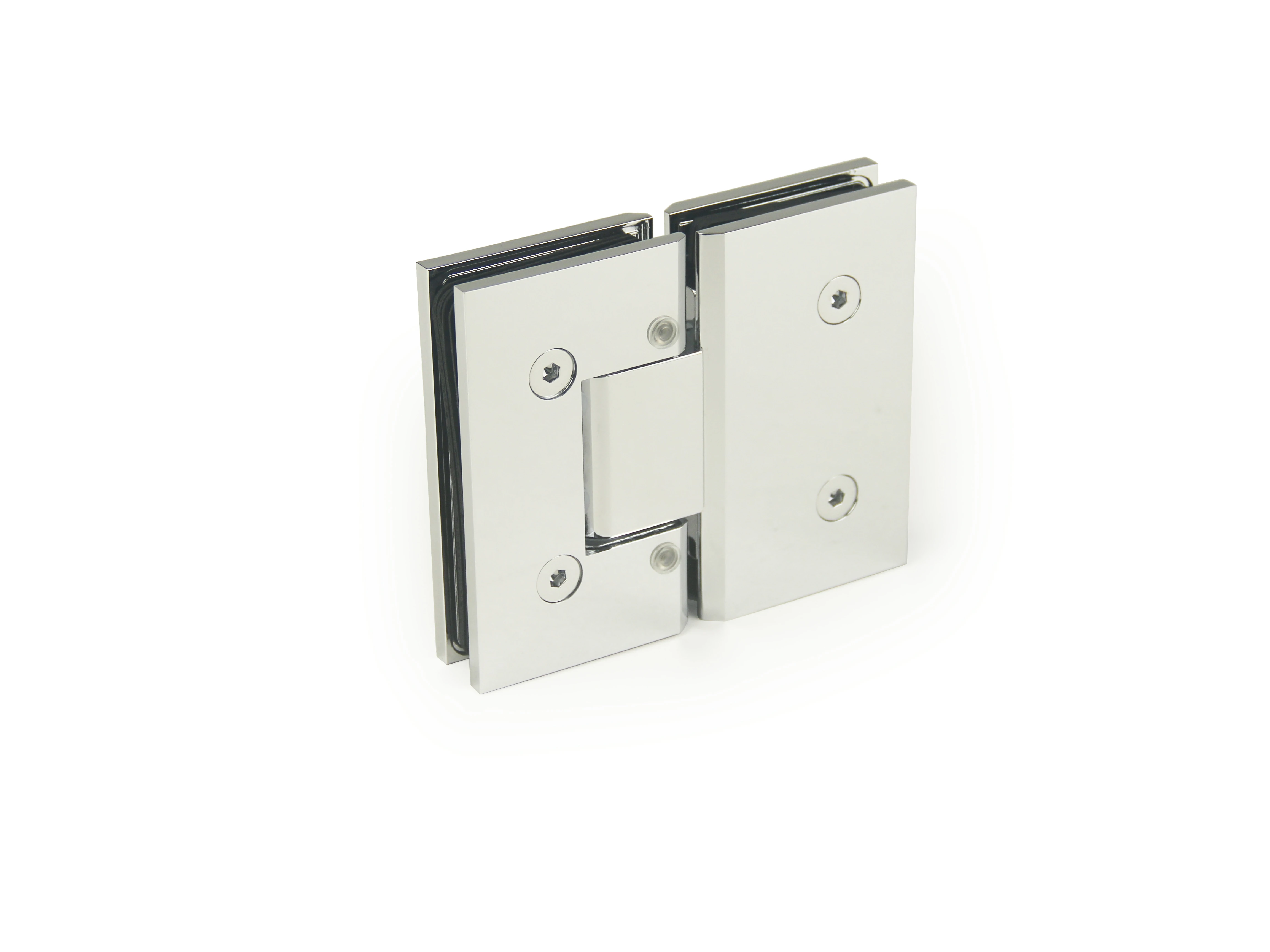 H10-Series Square Profile 180°Glass to Glass Shower Door Hinges