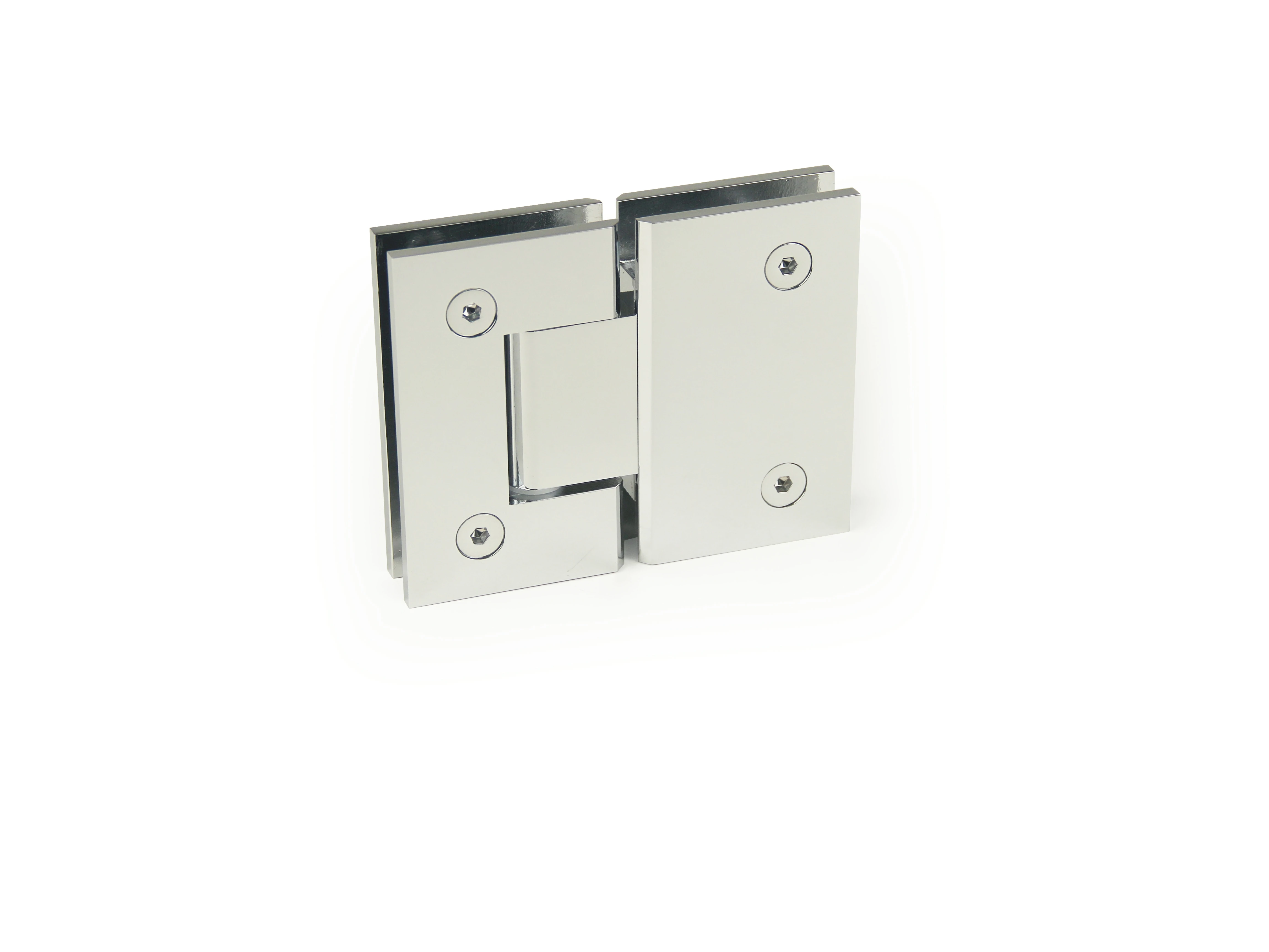 H8-Series Square Profile 180°Glass to Glass Shower Door Hinges