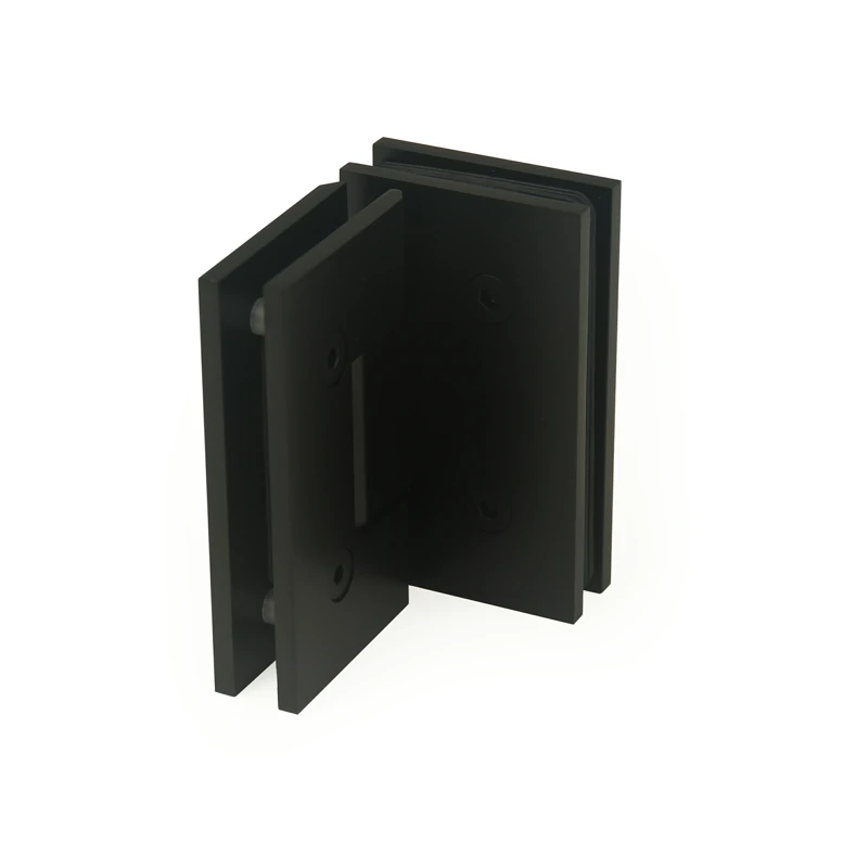 H10-Series Square Profile 90° Glass to Glass Shower Door Hinges