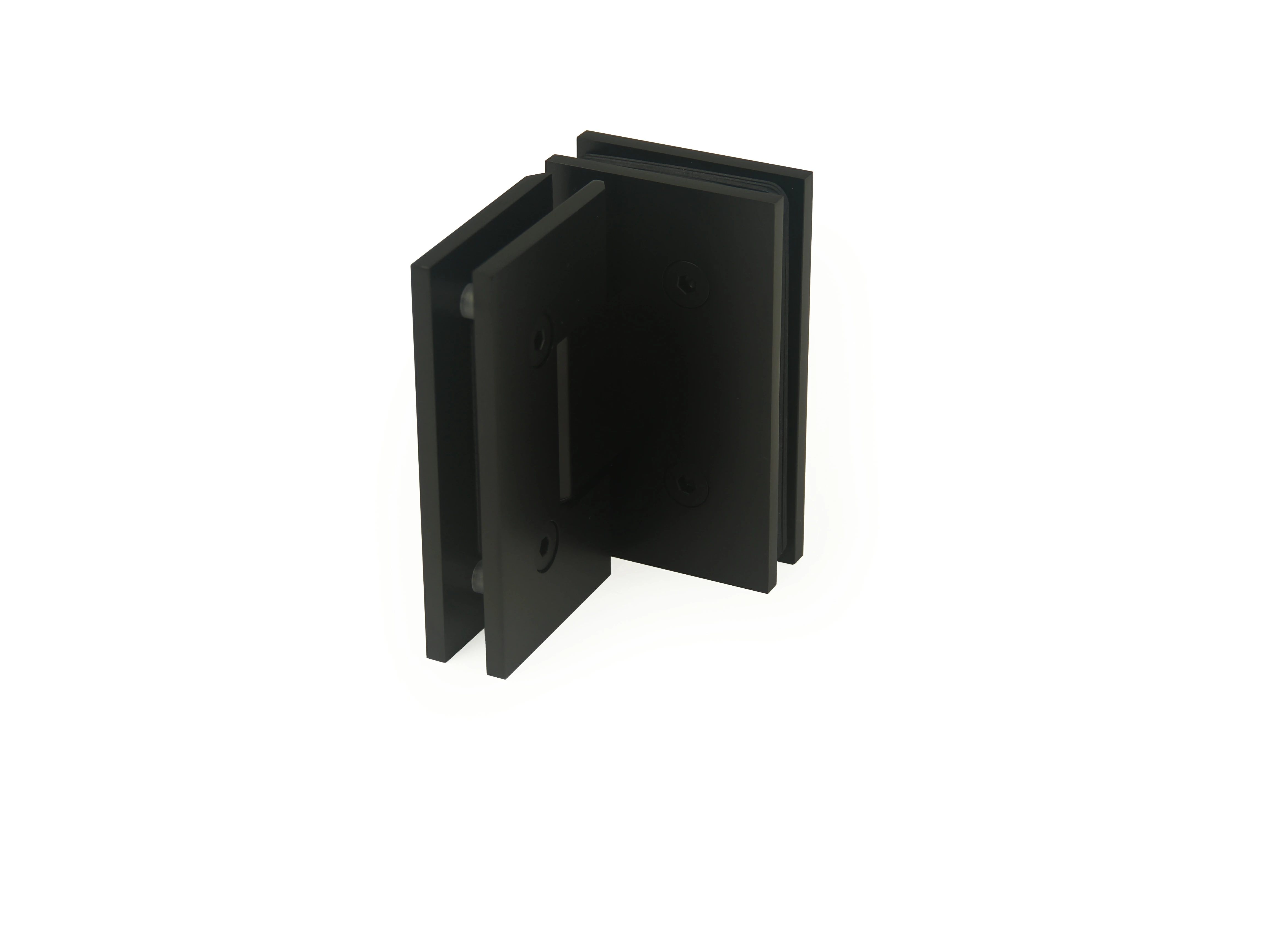 H10-Series Square Profile 90° Glass to Glass Shower Door Hinges