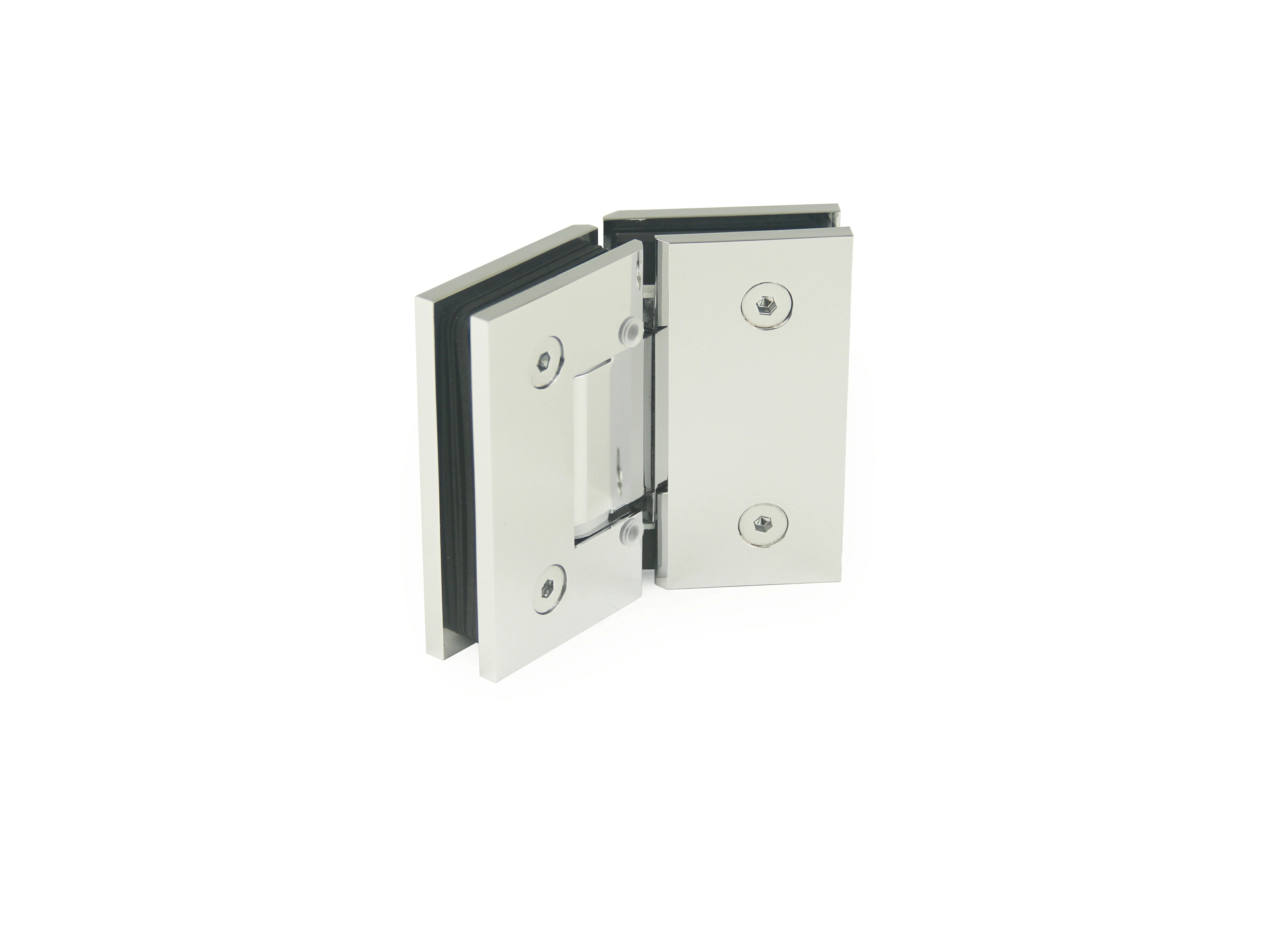 H30-Series Square Profile Glass to Glass 135° Shower Door Hinges