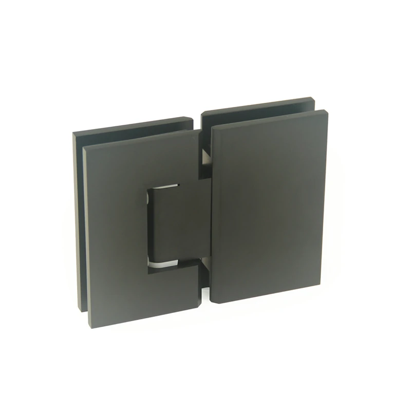 H30-Series Square Profile Glass to Glass 180° Square Profile Shower Door Hinges