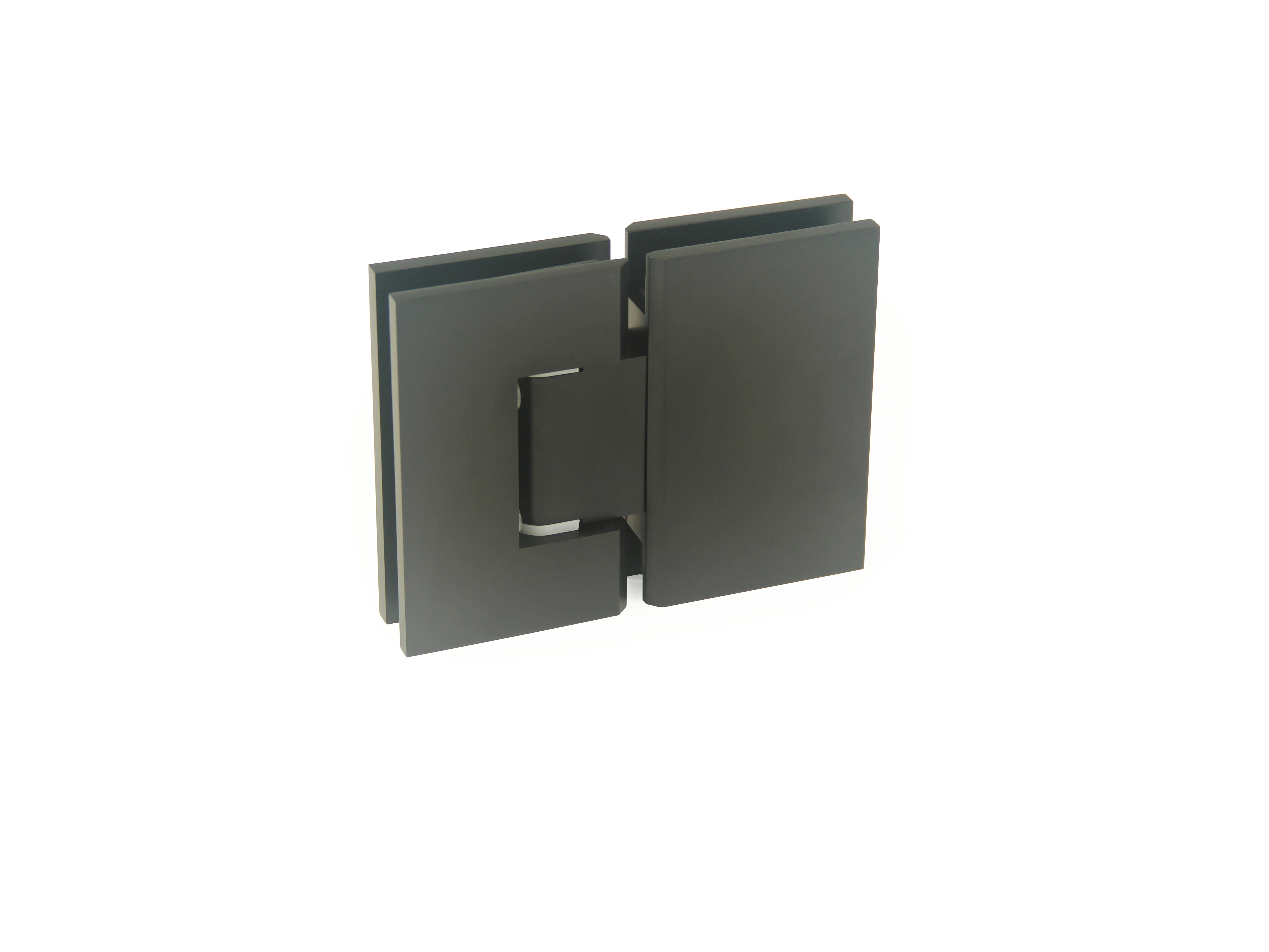 H30-Series Square Profile Glass to Glass 180° Square Profile Shower Door Hinges
