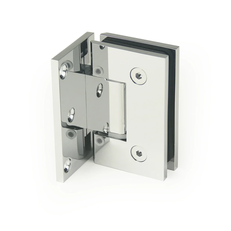 H30-Series Square Profile Glass to Wall Shower Door Hinges