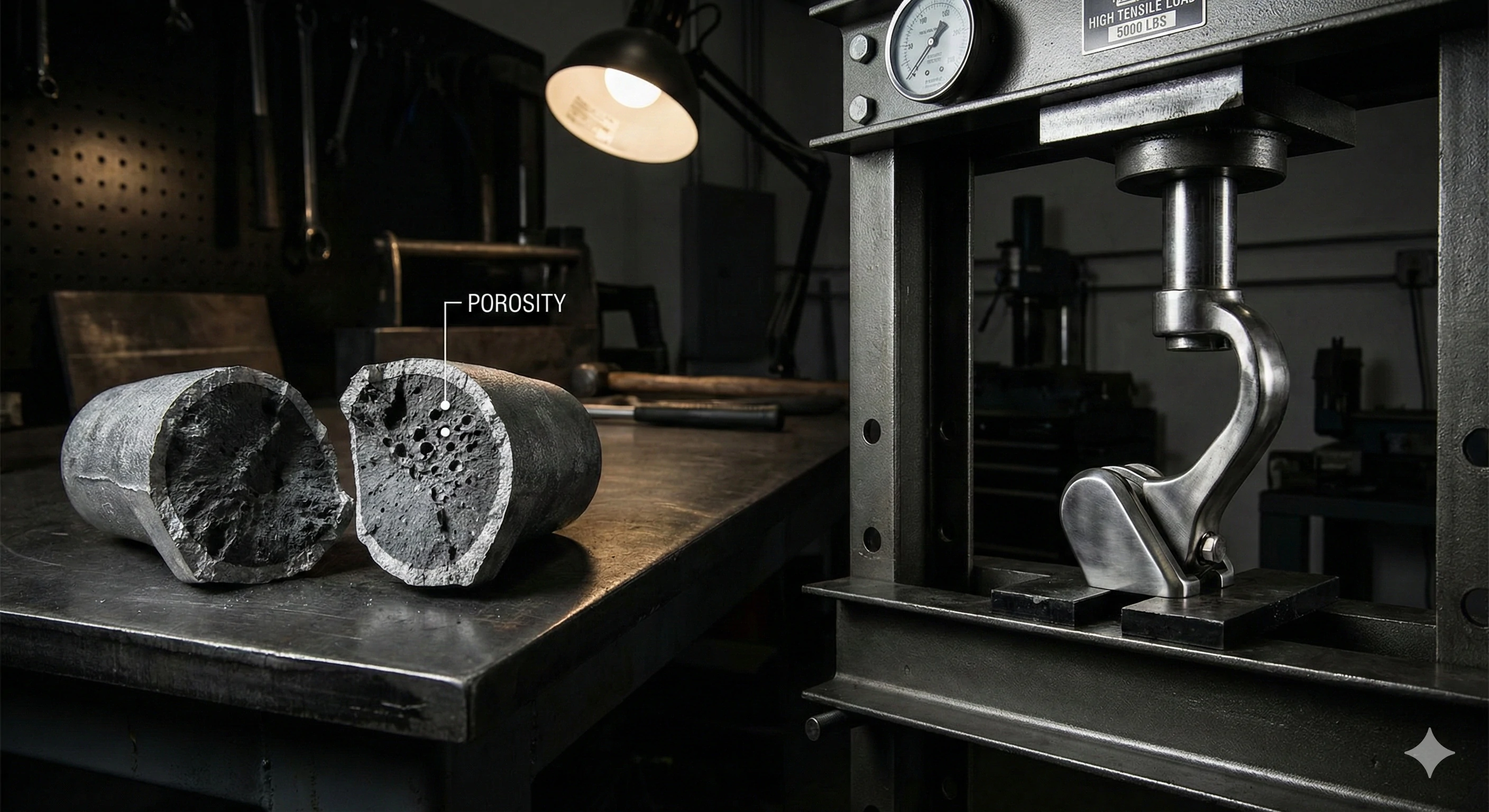 Défauts de porosité dans les pièces moulées par rapport aux pièces métalliques en acier inoxydable à haute résistance