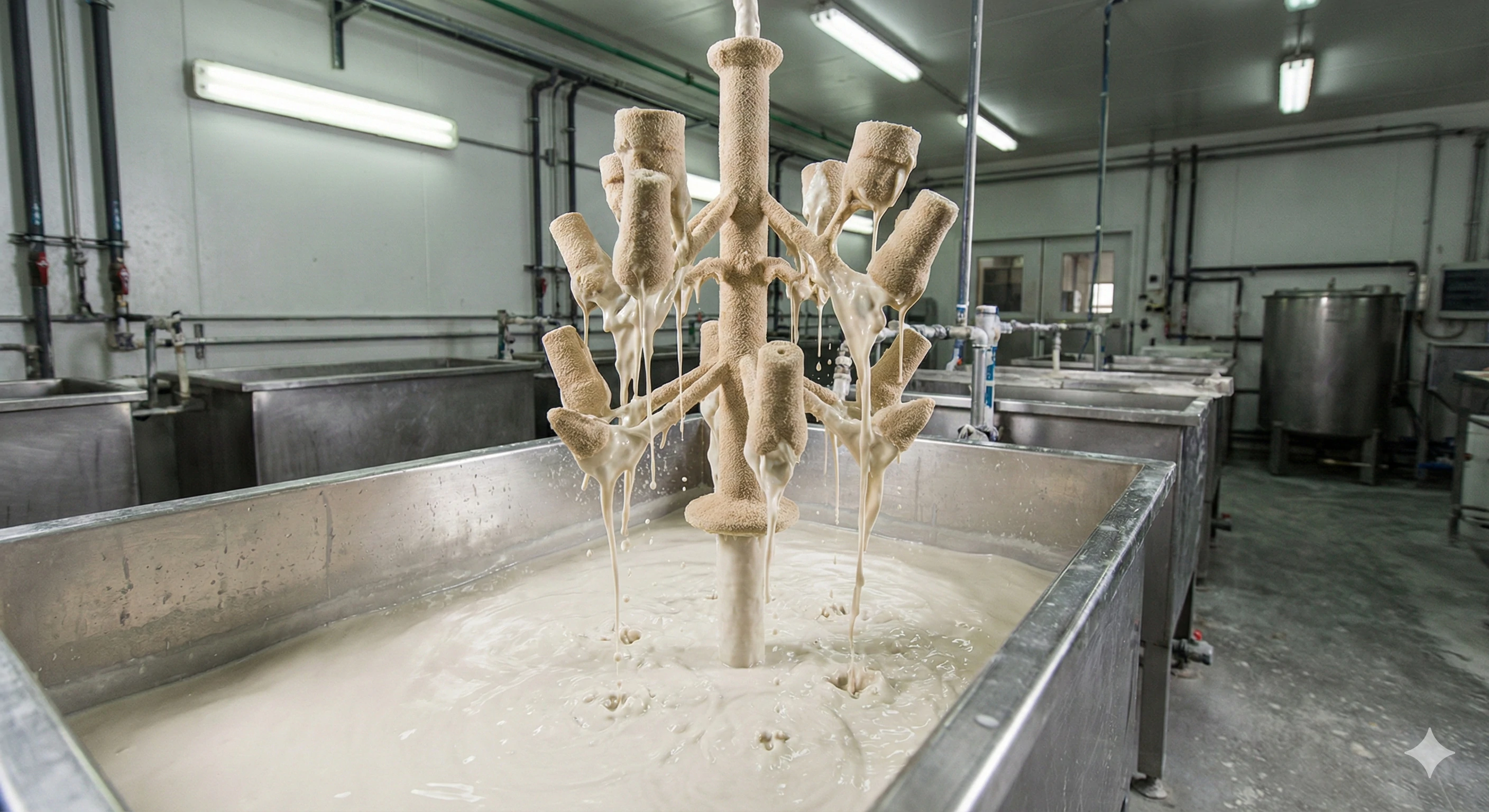 Procédé de trempage dans une boue céramique pour la création de moules de coulée de précision