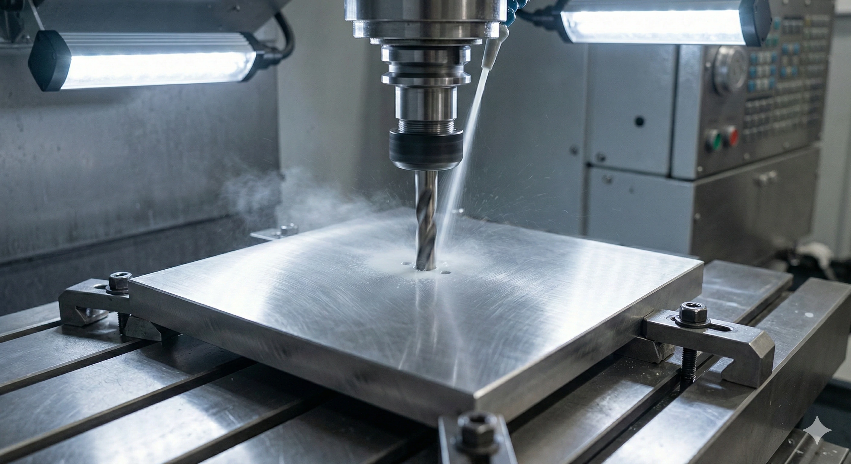 Automated CNC drilling process for durable stainless steel plates