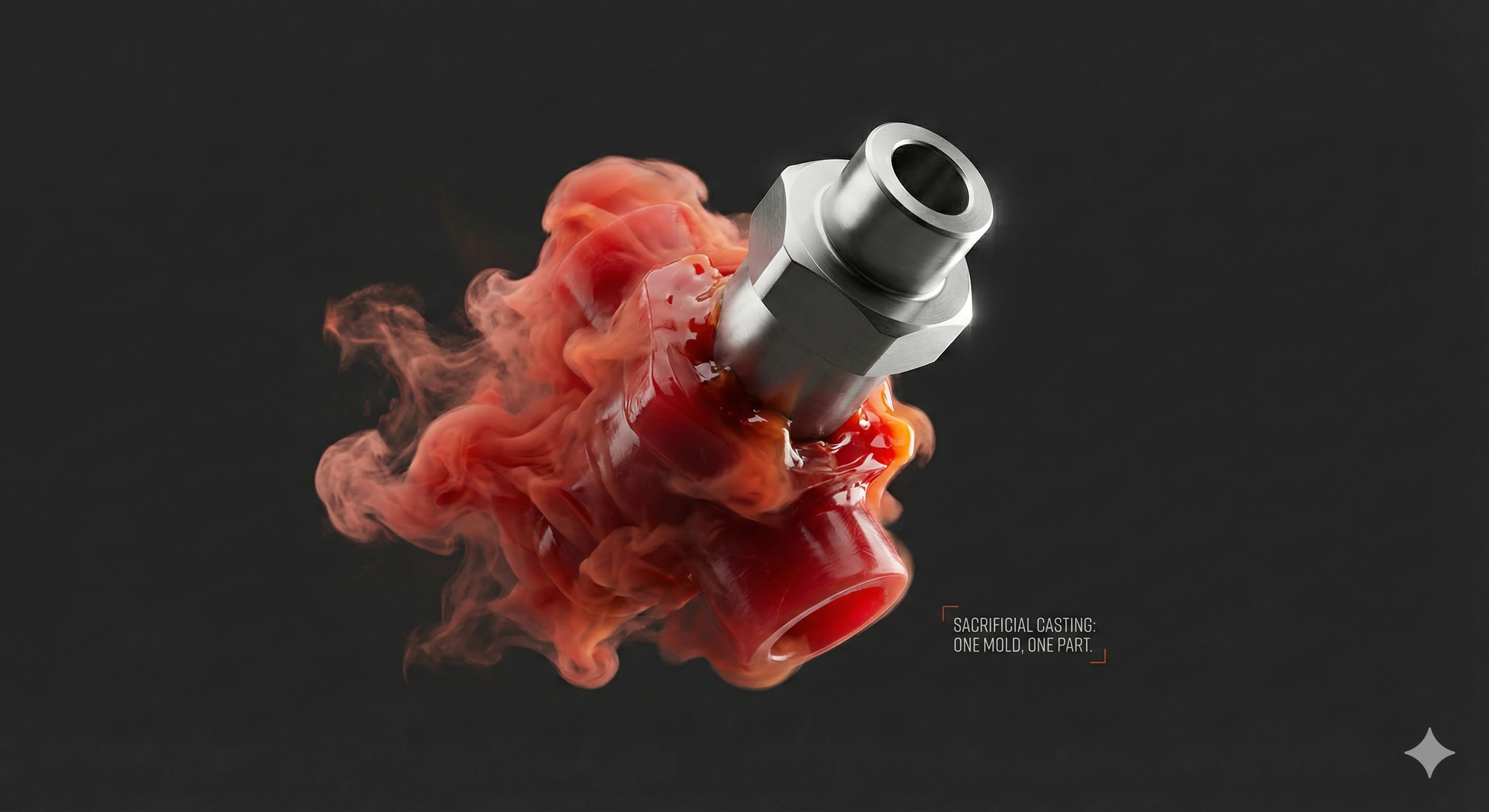 Visualisation du moulage à la cire perdue pour la fabrication de quincaillerie en acier inoxydable