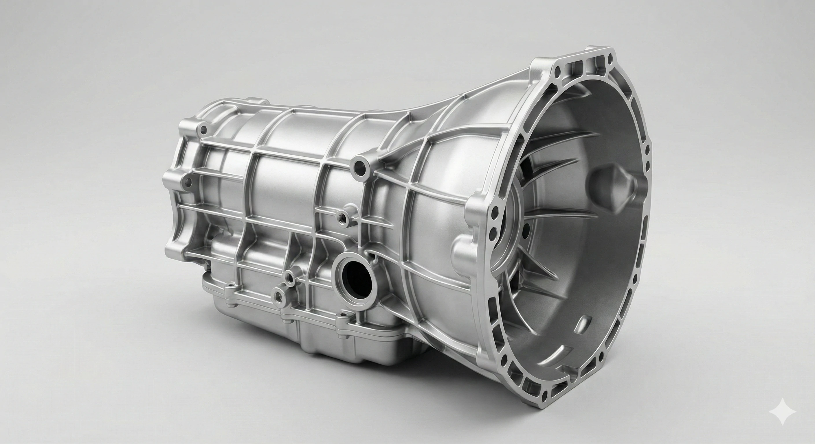 Composant de carter de transmission moulé sous pression en alliage d'aluminium