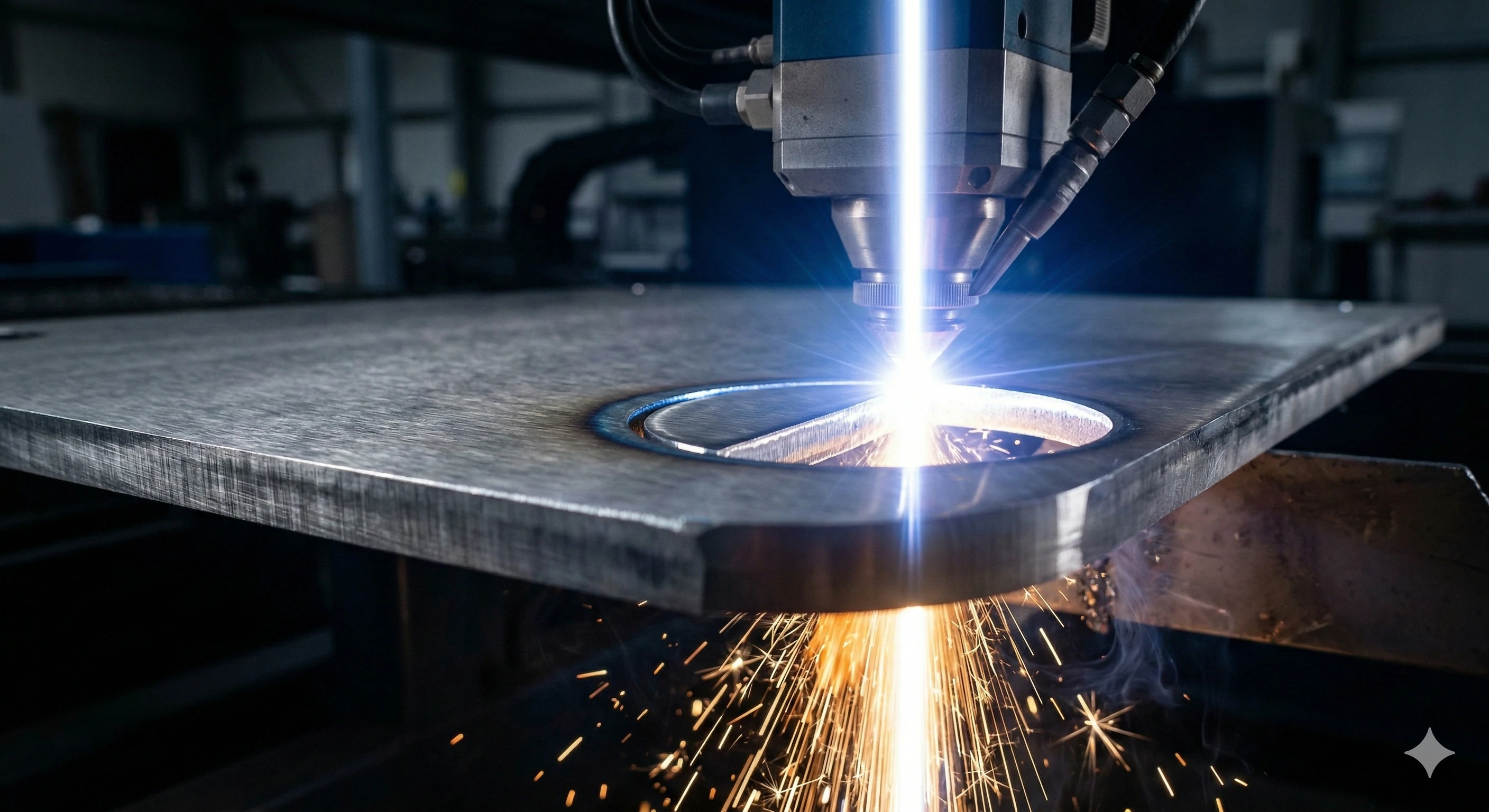 Industrial CNC laser cutting thick stainless steel plate for hardware