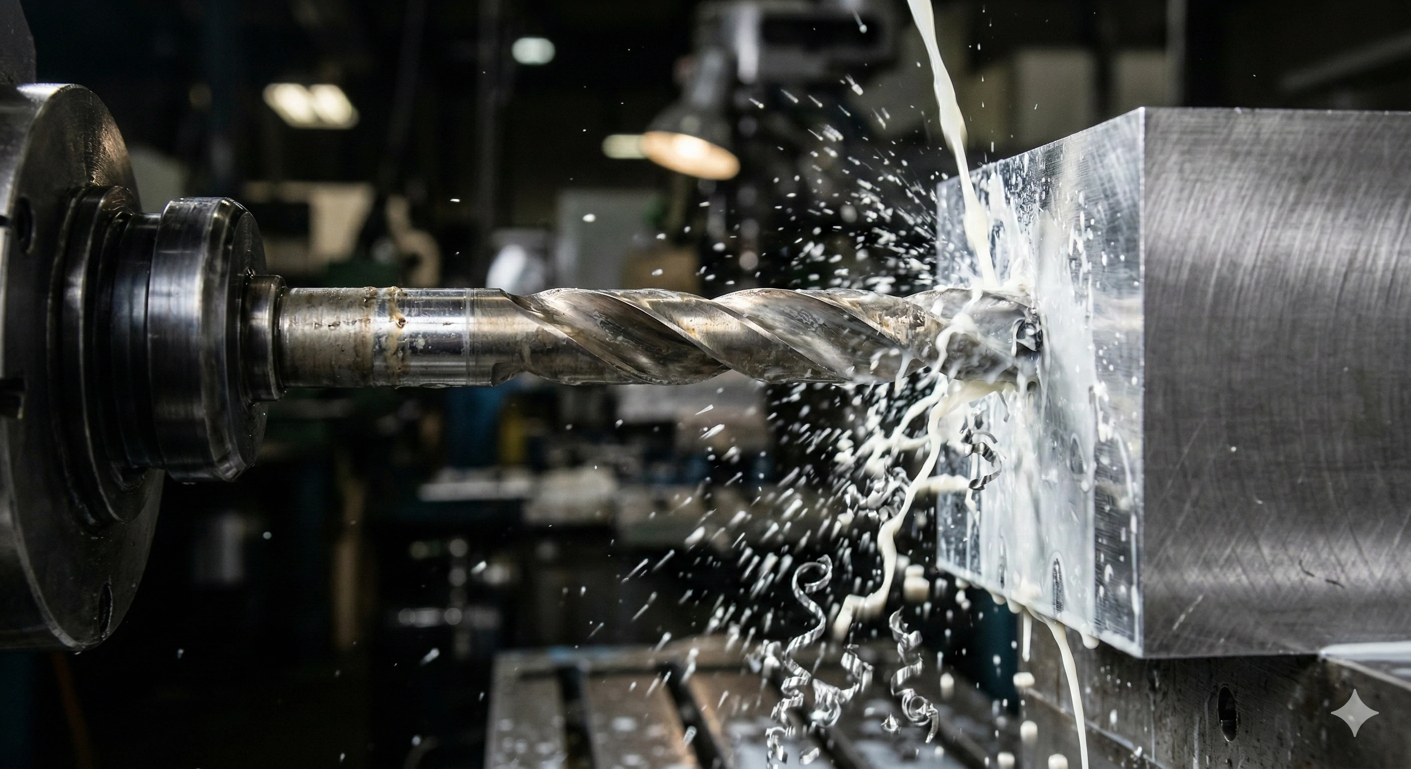 High-speed CNC drilling for durable glass shower hardware manufacturing.