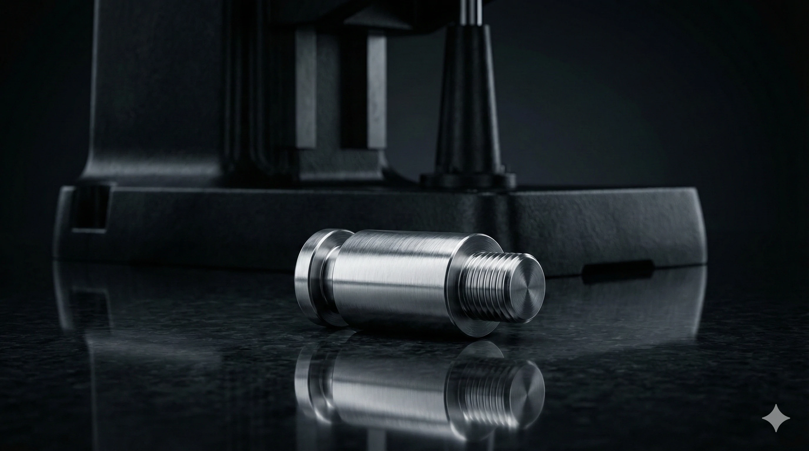 Machined stainless steel glass railing standoff with strict quality control