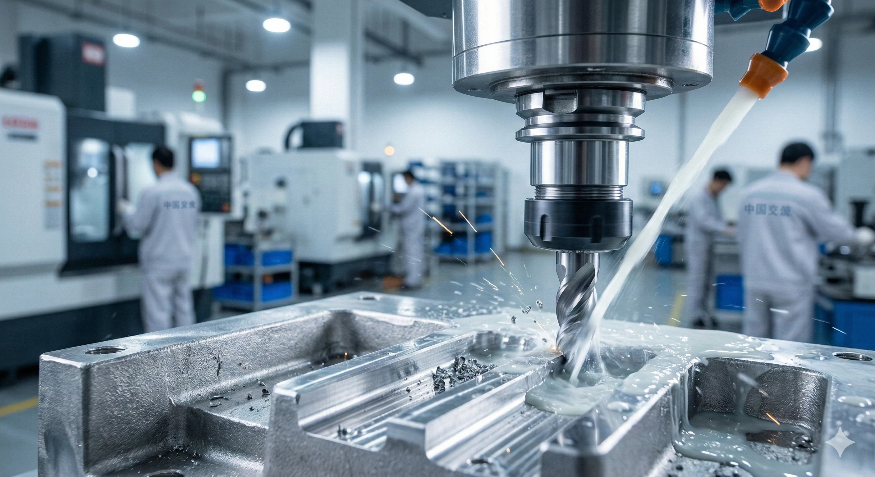 Advanced CNC milling process ensuring durable glass shower hardware