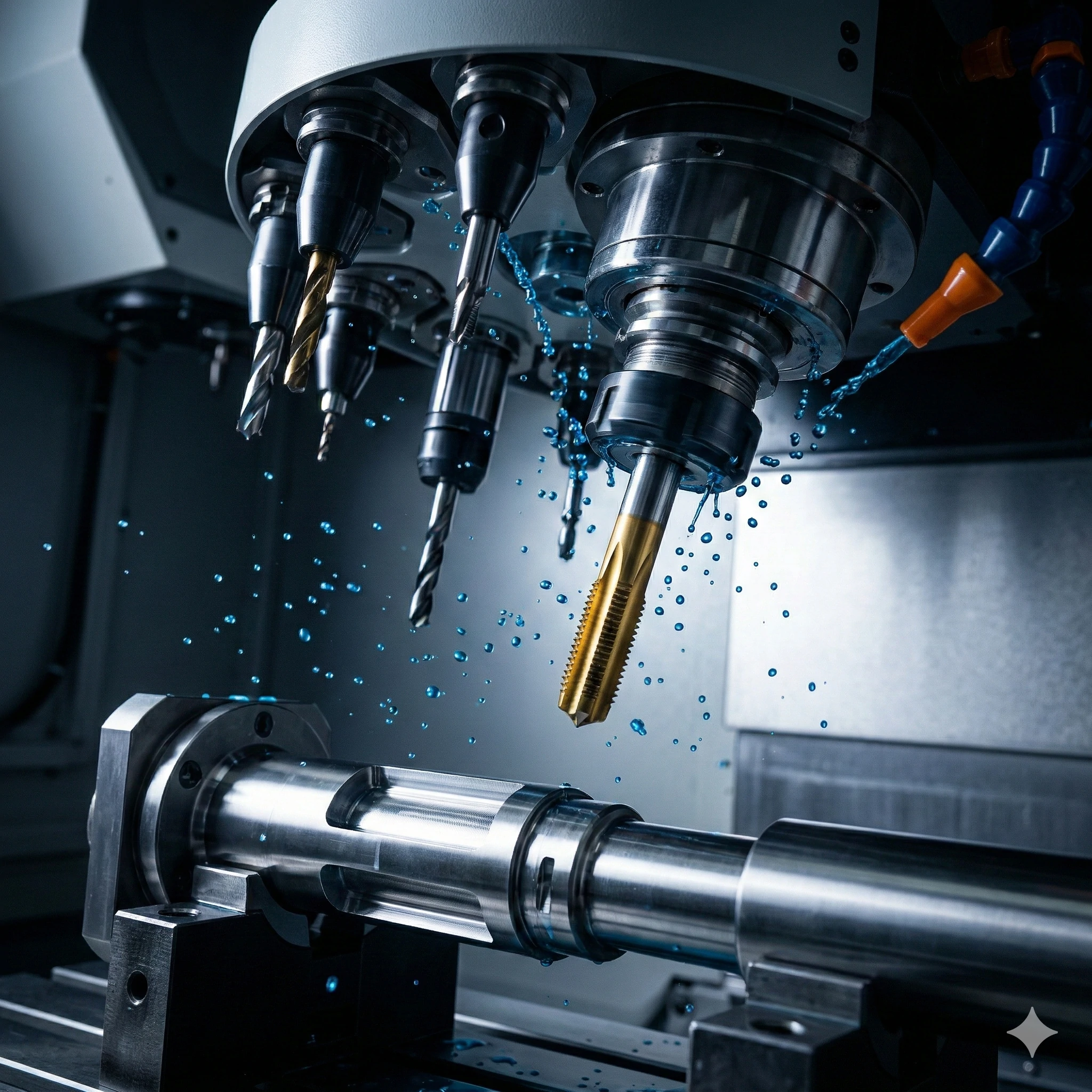 Precision CNC machining center manufacturing durable glass hardware components.