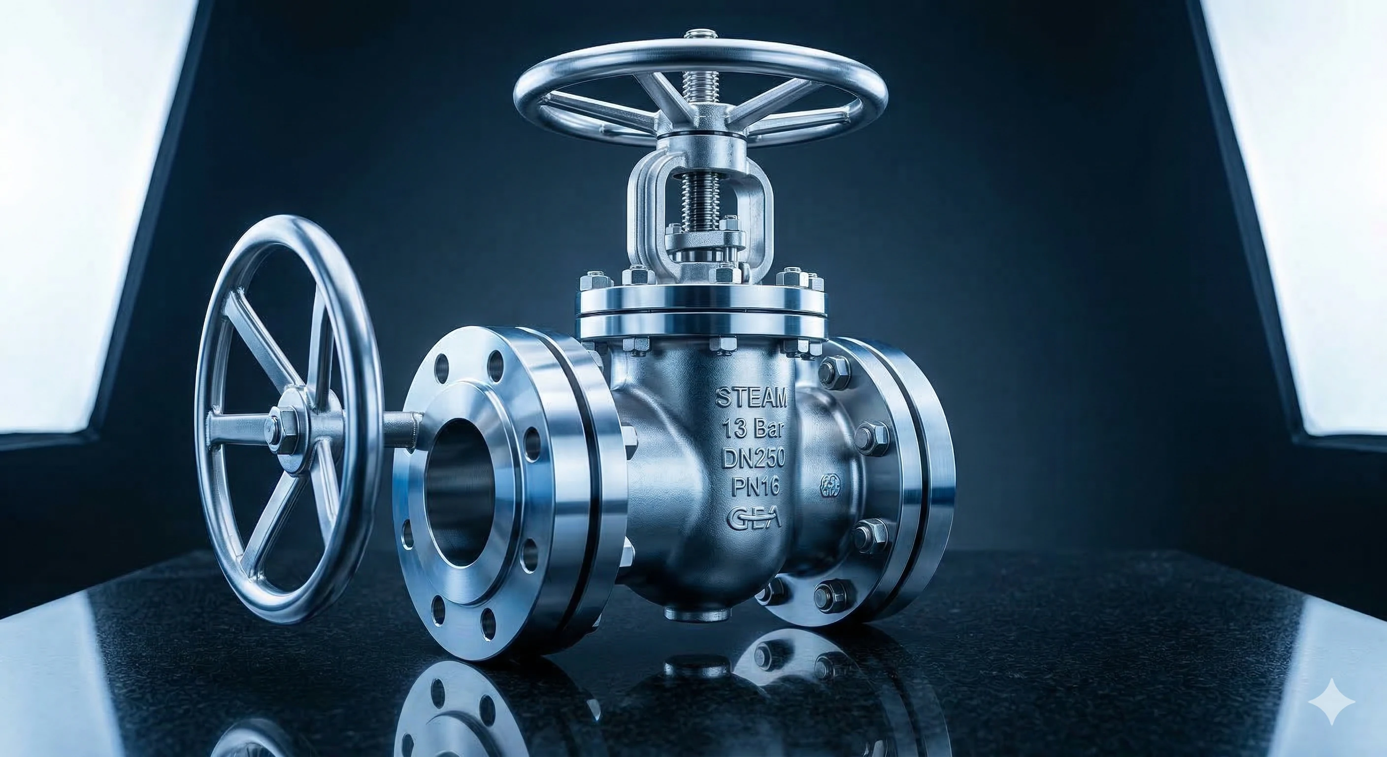 High-quality stainless steel flanged industrial steam valve for heavy-duty applications