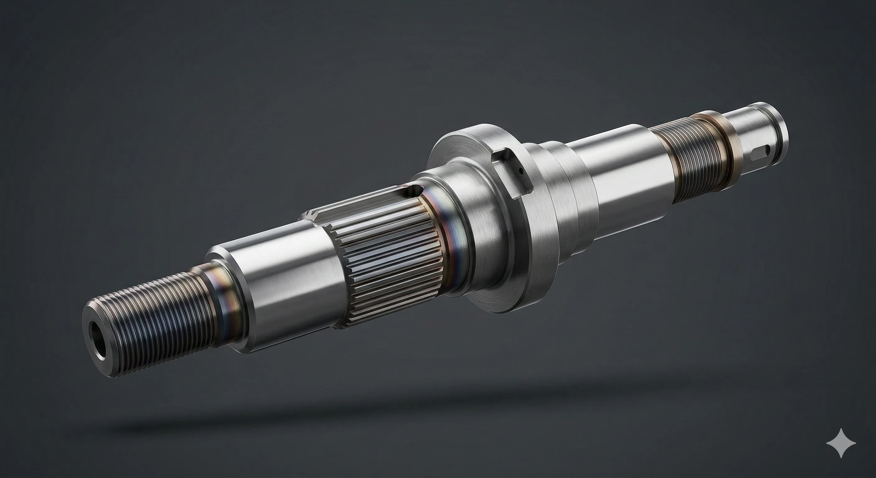 OEM custom machined metal shaft component with strict quality control